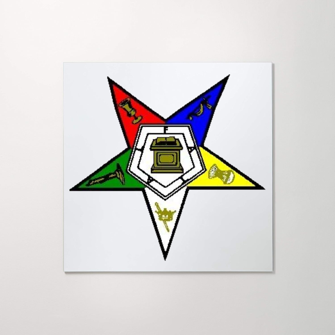 Custom Eastern Star Mirror